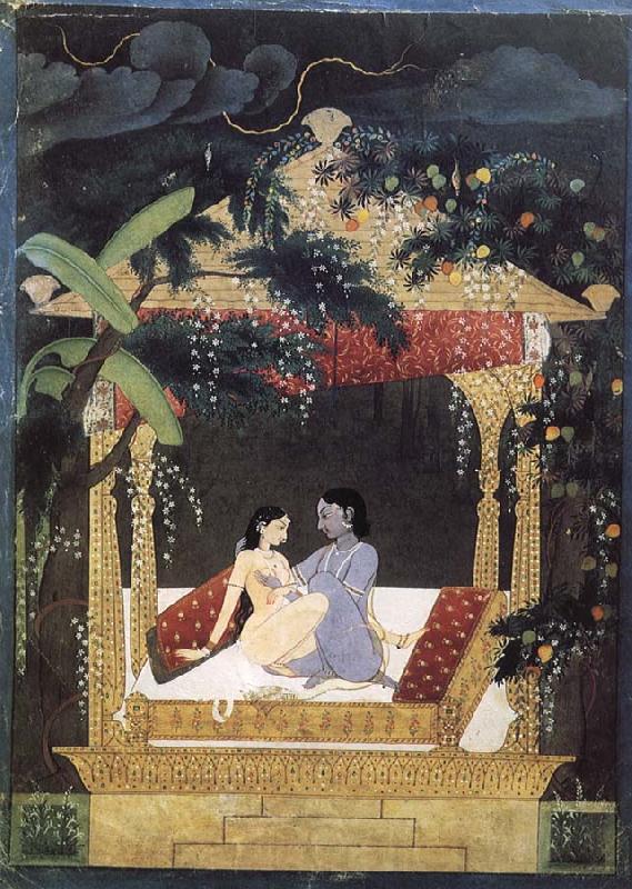 unknow artist Tingzhong of Krishna and Lade Ha